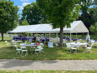 20x40 Standard Tent rental in Western Massachusetts