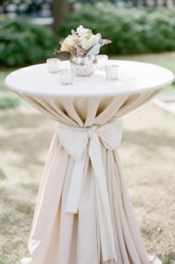 Round Table Linens rental in Western Massachusetts